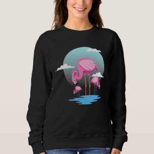 Cute Flamingo Zoo Bird Watcher Sweatshirt