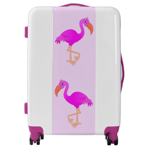 Cute Flamingos _ Happy Luggage