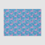 Cute flamingos pool toy tissue paper