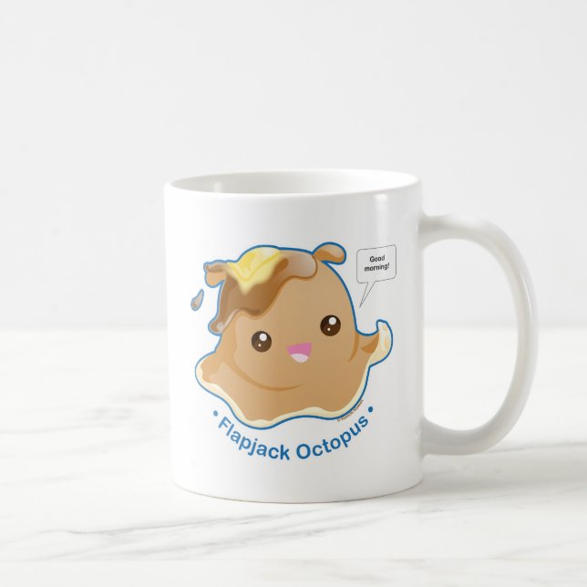 Cute Flapjack Octopus Coffee Mug (Right)