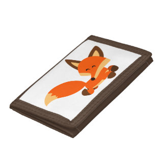 Cute Fleet Cartoon Fox Wallet