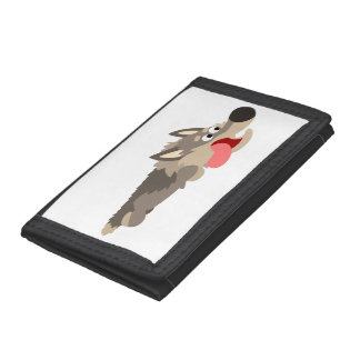 Cute Fleet Cartoon Wolf Wallet