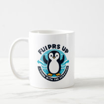 Cute Flippers Up Penguin Environmental Activist Coffee Mug