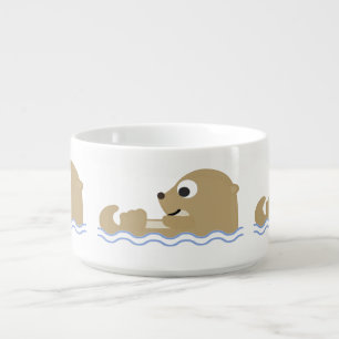 Cute Floating Otter Bowl
