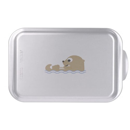 Cute Floating Otter Cake Pan