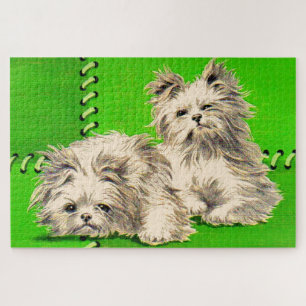 cute floofy dogs jigsaw puzzle