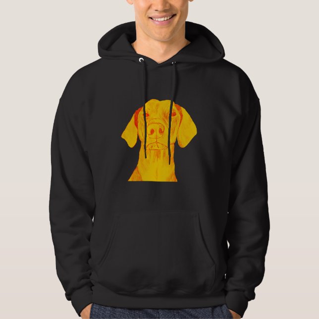 Cute Floppy Doberman Time Hoodie (Front)
