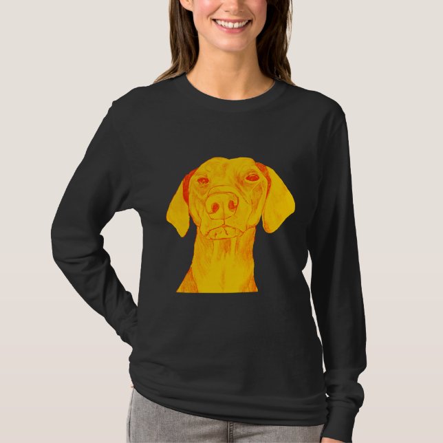 Cute Floppy Doberman Time T-Shirt (Front)