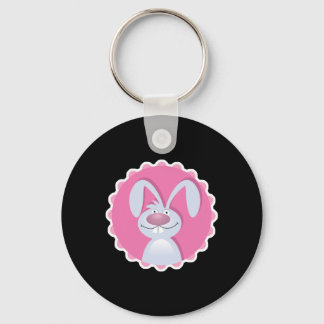 cute floppy ears bunny rabbit keychain