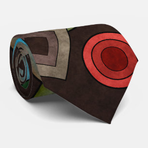 Cute Floral Abstract Vector Art Tie