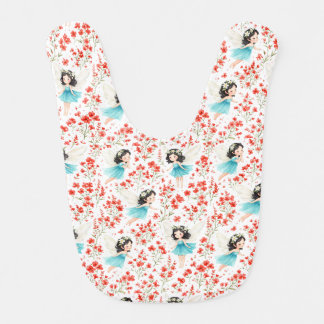 Cute Floral Baby Bib