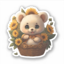 Cute Floral Bear