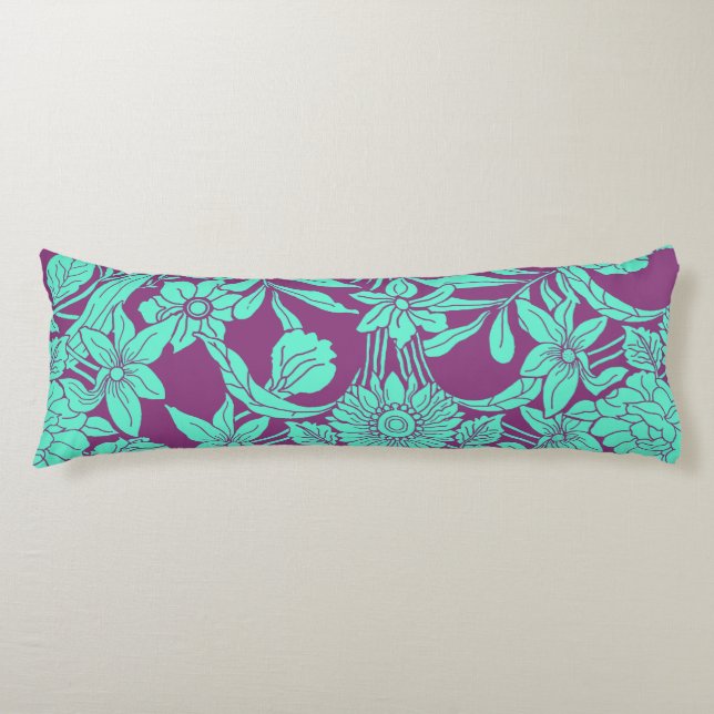 Cute Floral Body Pillow (Front)