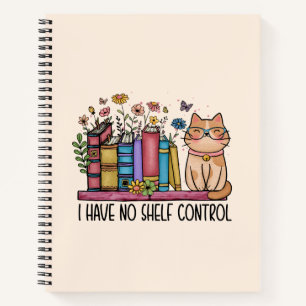 Cute Floral Books and Cat