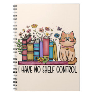 Cute Floral Books and Cat