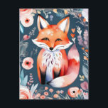 Cute floral fox  postcard<br><div class="desc">Cute floral fox gift ideas. Lovely fox among flowers cartoon fox cute design gift ideas for kids room decor kids clothing kids school supplies a cute floral fox design for kids accessories and babies accessories baby clothing baby stuff home decor for the family throw away pillows for kids room and...</div>