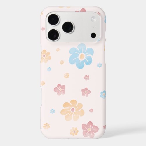 cute floral iphone 17 pro case