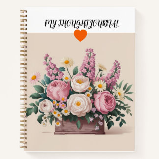 Cute Floral Journal