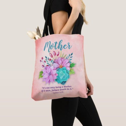 Cute Floral MOTHERS  Tote Bag