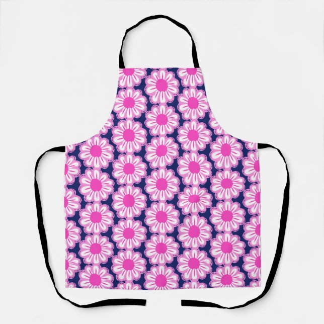 Cute Floral Pattern Apron (Front)