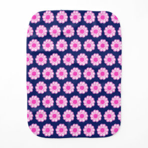 Cute Floral Pattern Baby Burp Cloth