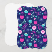 Cute floral pattern background (Front/Back)