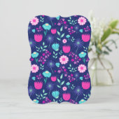Cute floral pattern background (Standing Front)