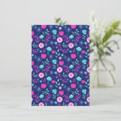 Cute floral pattern background (Standing Front)
