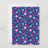 Cute floral pattern background (Front)