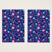 Cute floral pattern background (Front & Back)