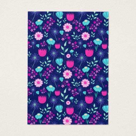 Cute floral pattern background (Back)