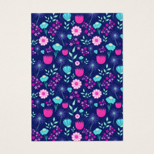 Cute floral pattern background (Front)