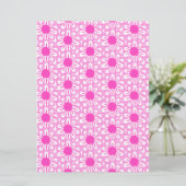 Cute floral pattern background (Standing Front)