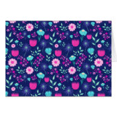 Cute floral pattern background (Front Horizontal)
