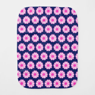 Cute floral pattern background baby burp cloth