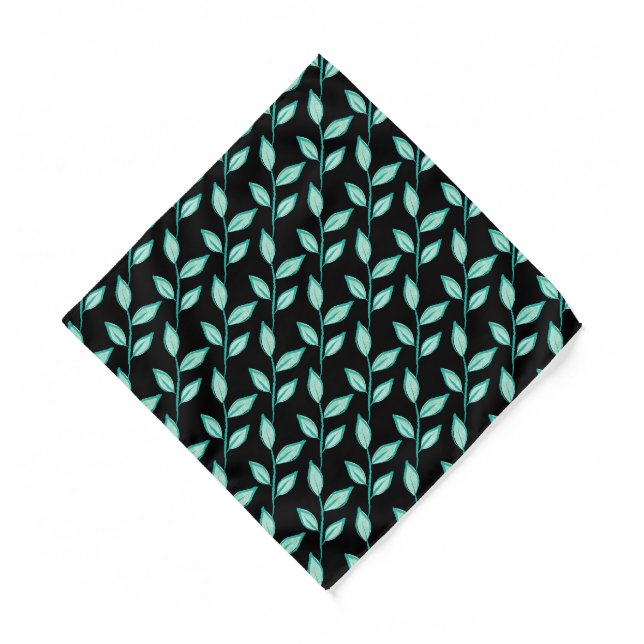 Cute floral pattern background bandana (Front)