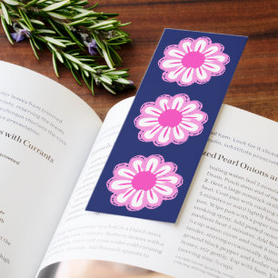 Cute floral pattern background bookmarks