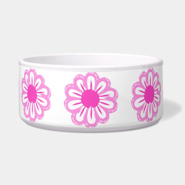 Cute floral pattern background bowl (Front)