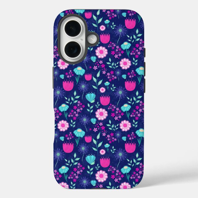 Cute floral pattern background Case-Mate iPhone case (Back)