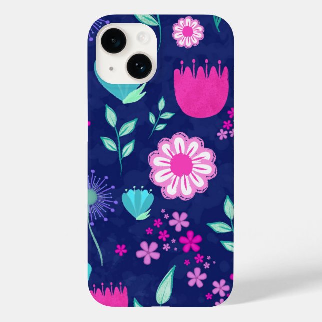 Cute floral pattern background Case-Mate iPhone case (Back)