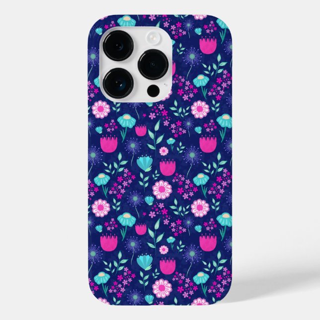 Cute floral pattern background Case-Mate iPhone case (Back)