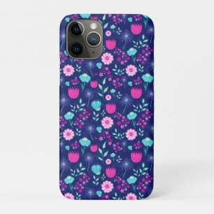 Cute floral pattern background iPhone 11 pro case
