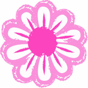 Cute floral pattern background cutout