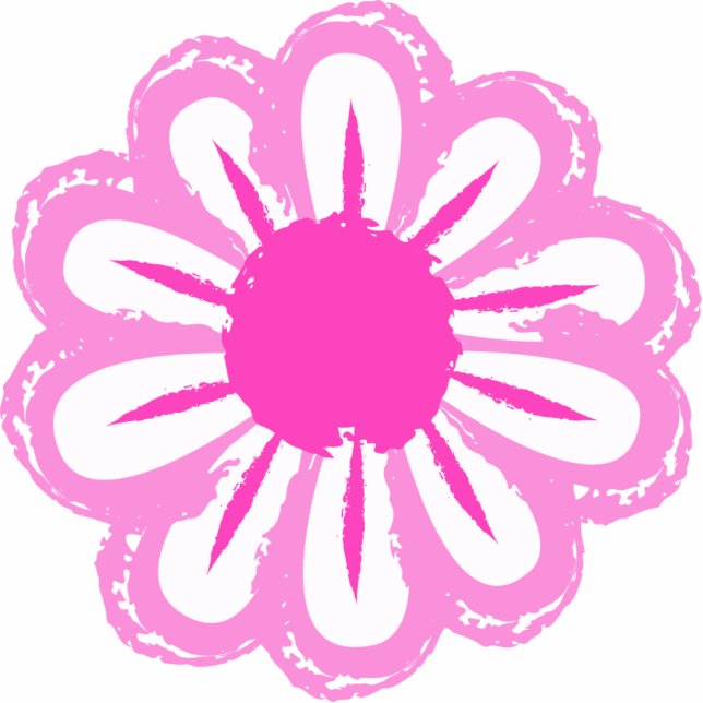 Cute floral pattern background cutout (Front)