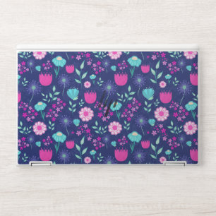 Cute floral pattern background HP laptop skin