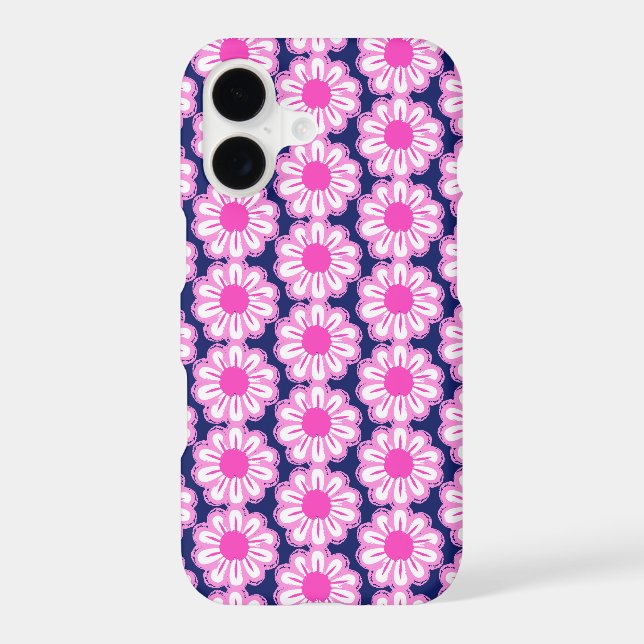 Cute floral pattern background iPhone case (Back)