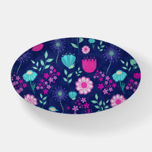 Cute floral pattern background paperweight