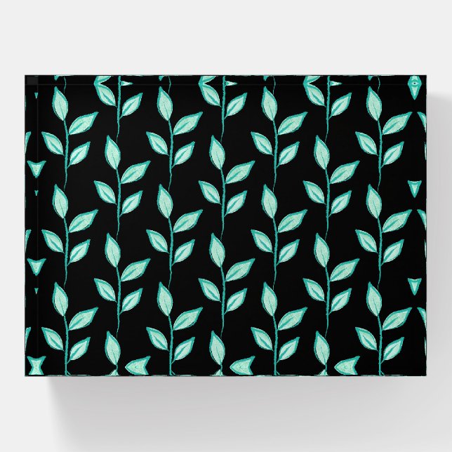 Cute floral pattern background paperweight (Front)
