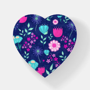 Cute floral pattern background paperweight