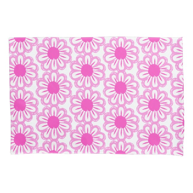Cute floral pattern background pillow case (Front-Left)